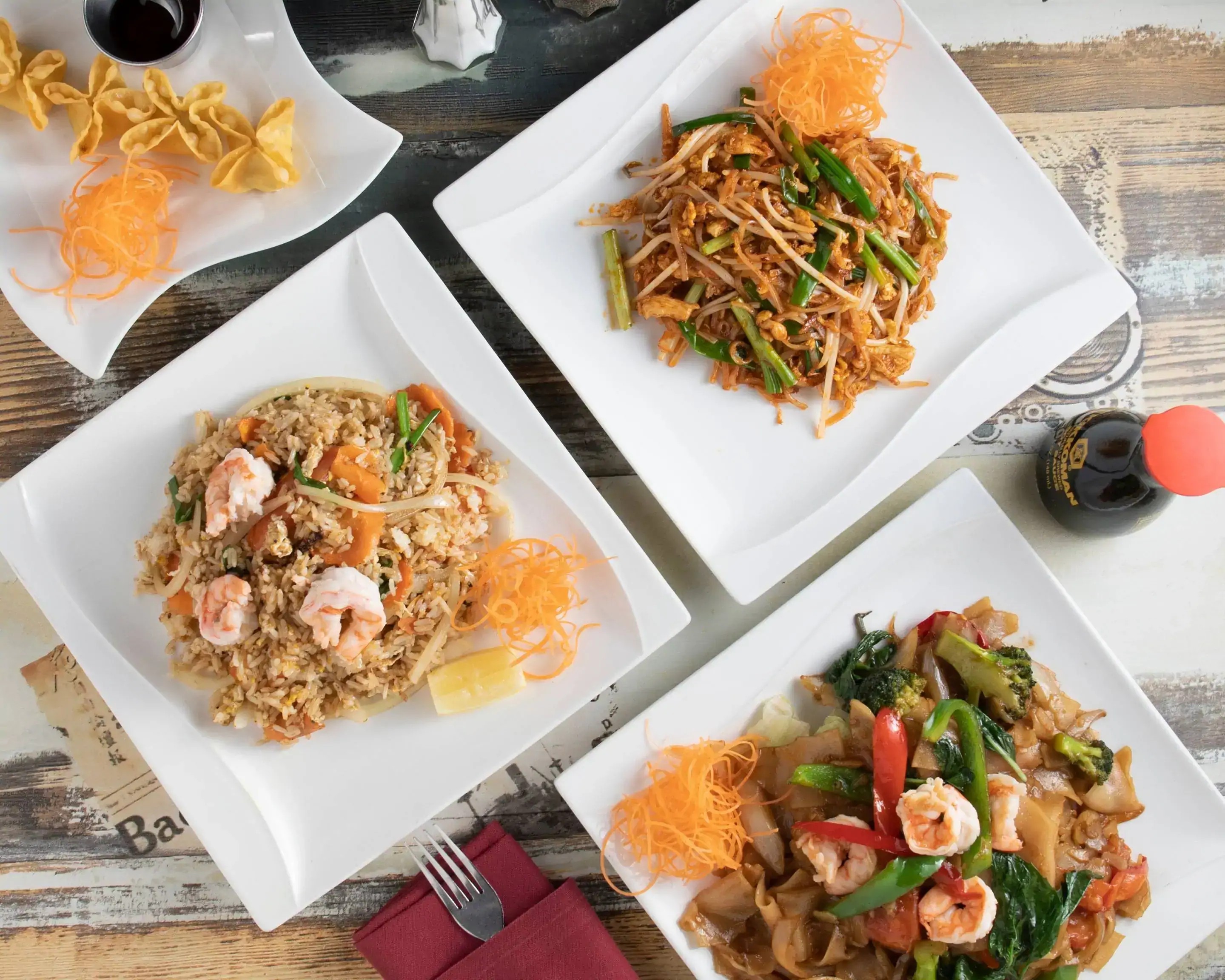 Dragon Thai vegetarian pad thai