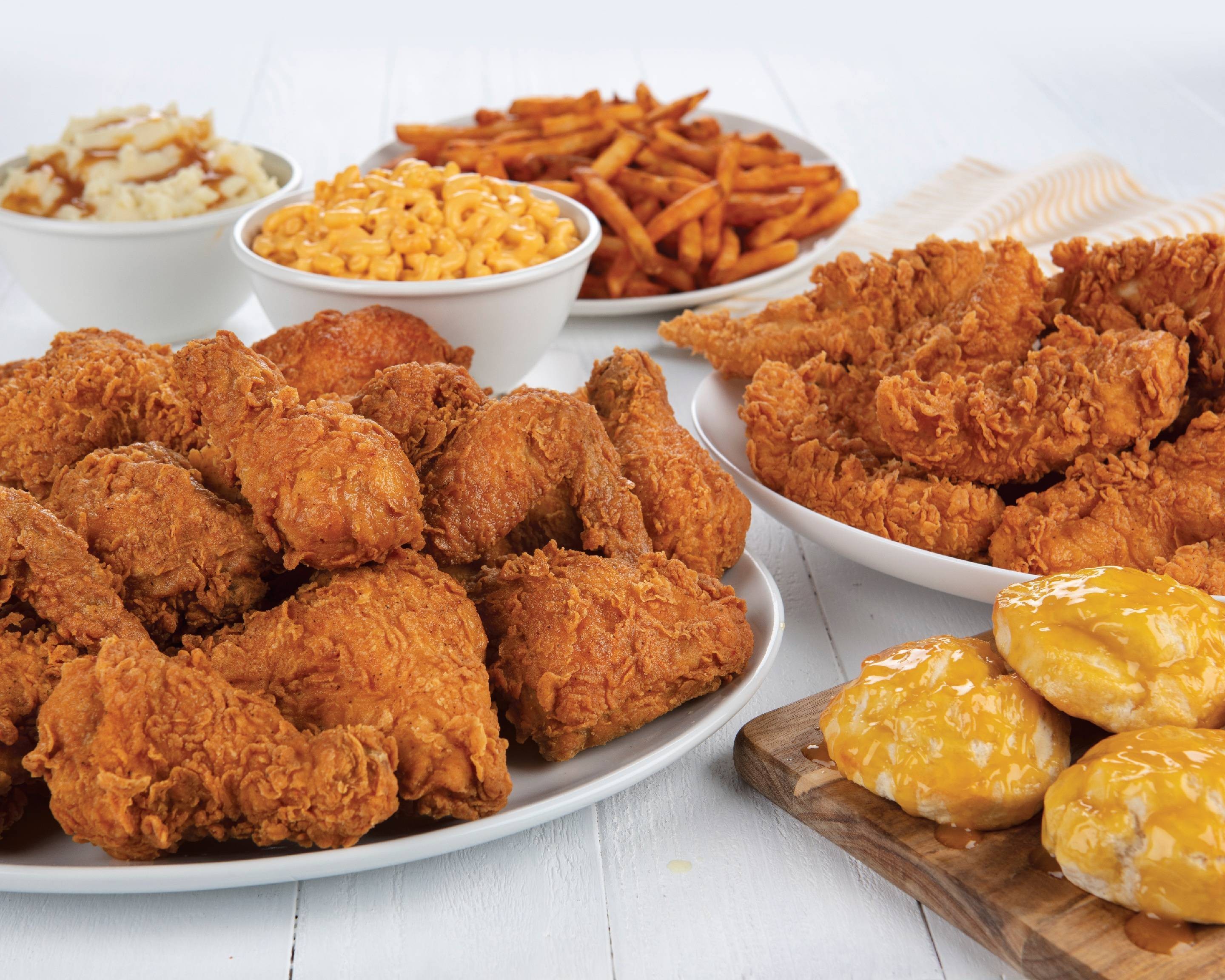 Krispy Krunchy Chicken family meal