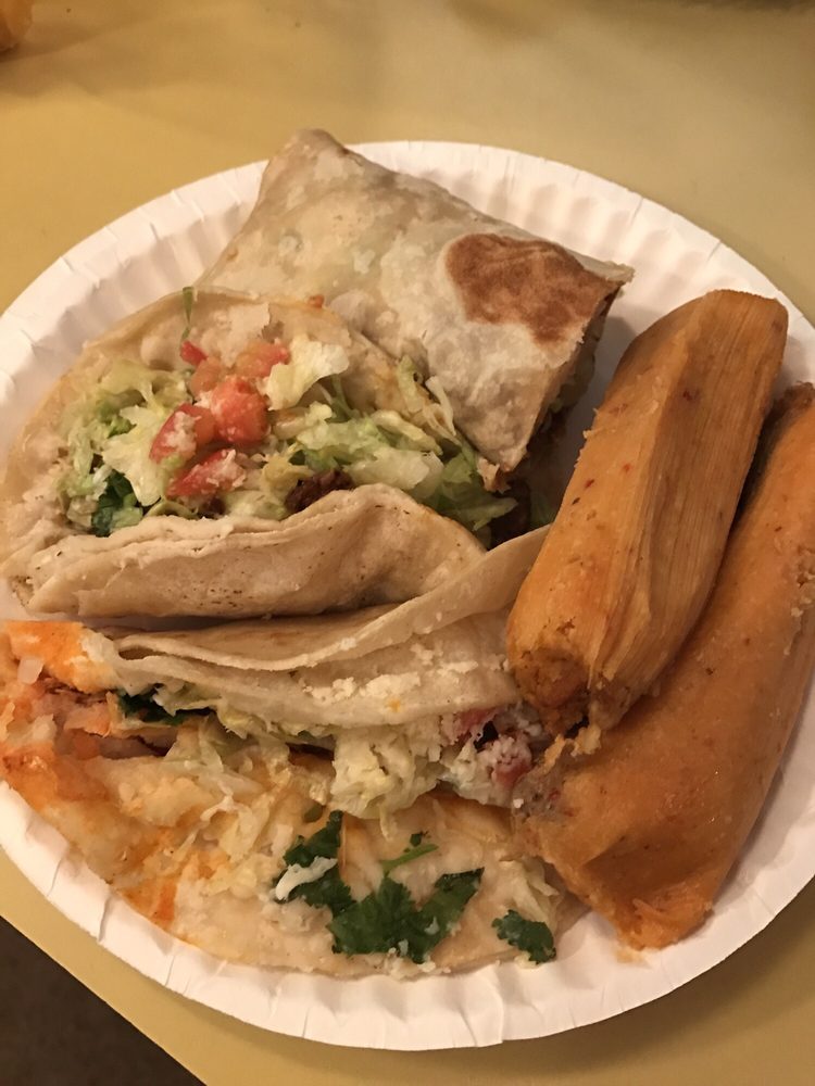 Taco Fanny street tacos with salsas and lime